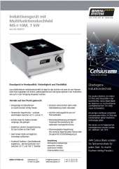 Induktionsgerät mit Multifunktionskochfeld