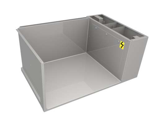 Menu System Hygieniafach einseitig bedienbarMS-SO-EB