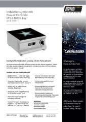 Induktionsgerät mit Power-Kochfeld