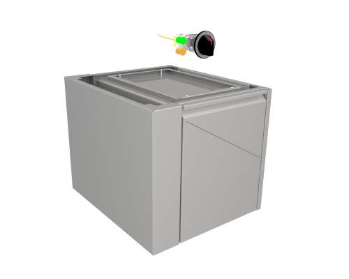 Menu System Wärmeschrank mit FlügeltürenMS-WSFT-1-BB-600