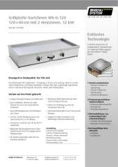 Grillplatte hartchrom MS-G-120