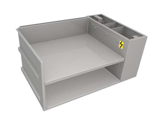 Menu System  Hygieniafach einseitig bedienbar mit TablarMS-HF-EB